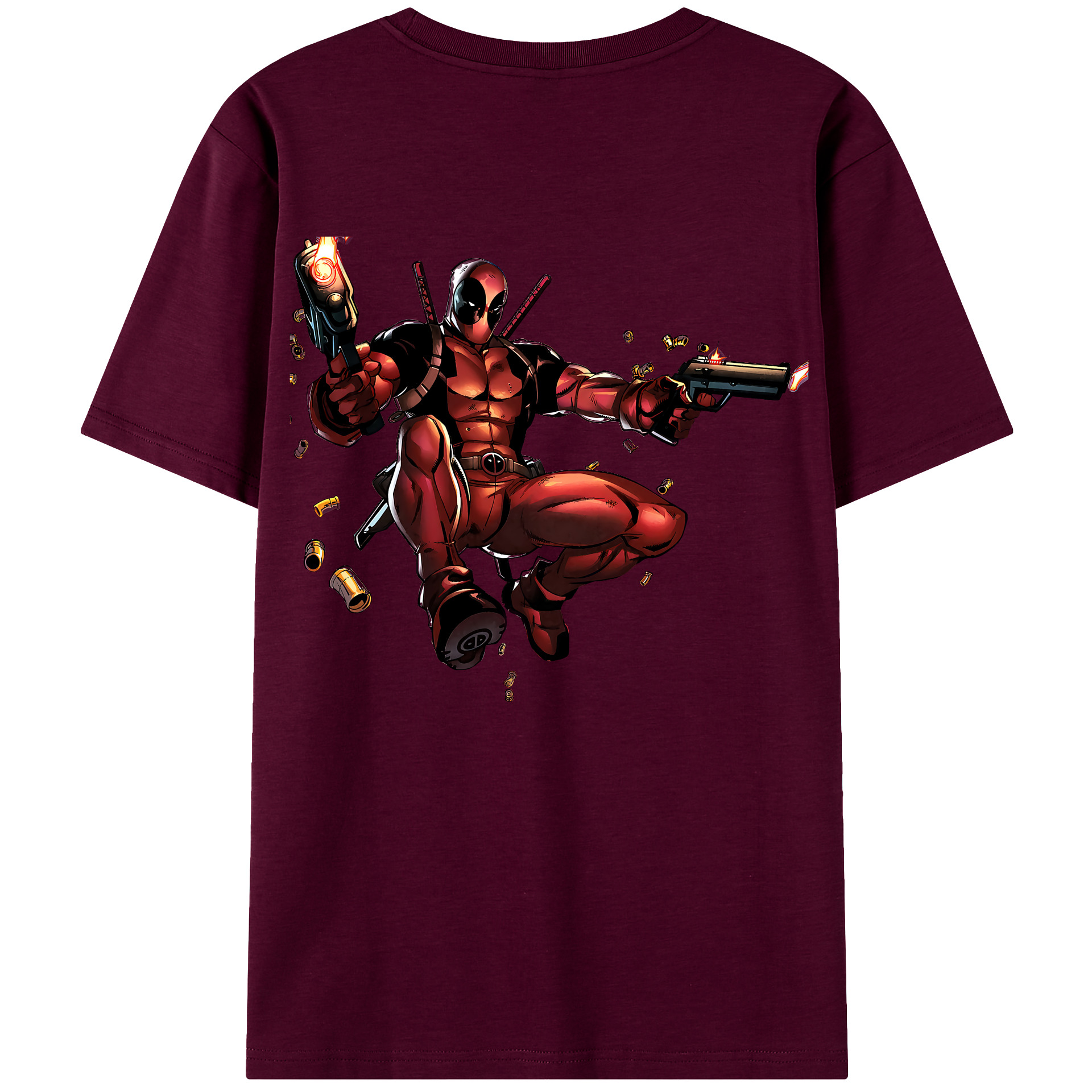 （画像用） Deadpool デッドプール レディース半袖Tシャツ(バックプリント)